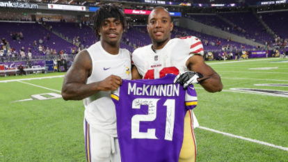 REUNITED : Jerick McKinnon signs with San Francisco, joins former ...