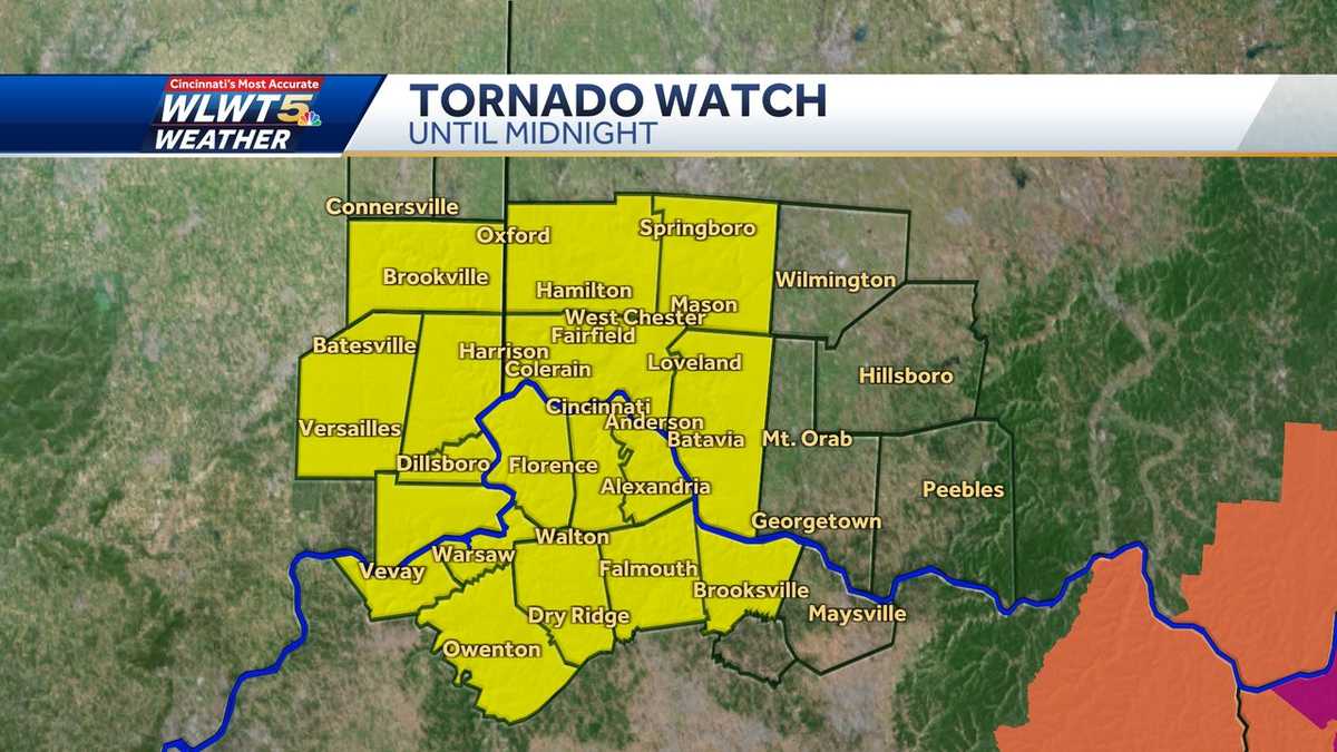 Tornado watch issued as Beryl remnants move into Cincinnati region Tornado watch issued as Beryl remnants move into Cincinnati region
