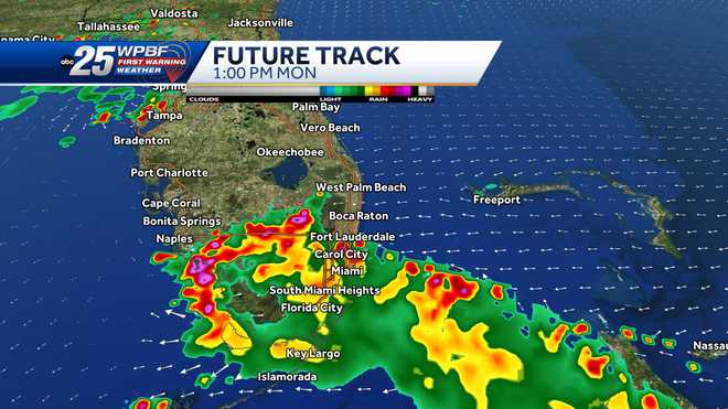 Tropical Wave can increase rainfall for South Florida on Monday