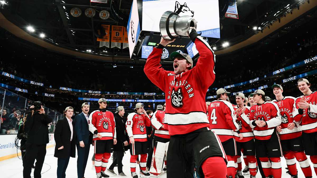 Northeastern defeats BU in final seconds of OT for Beanpot title