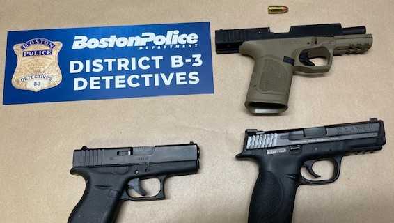 Boston police officer struck by vehicle, 3 firearms recovered ...