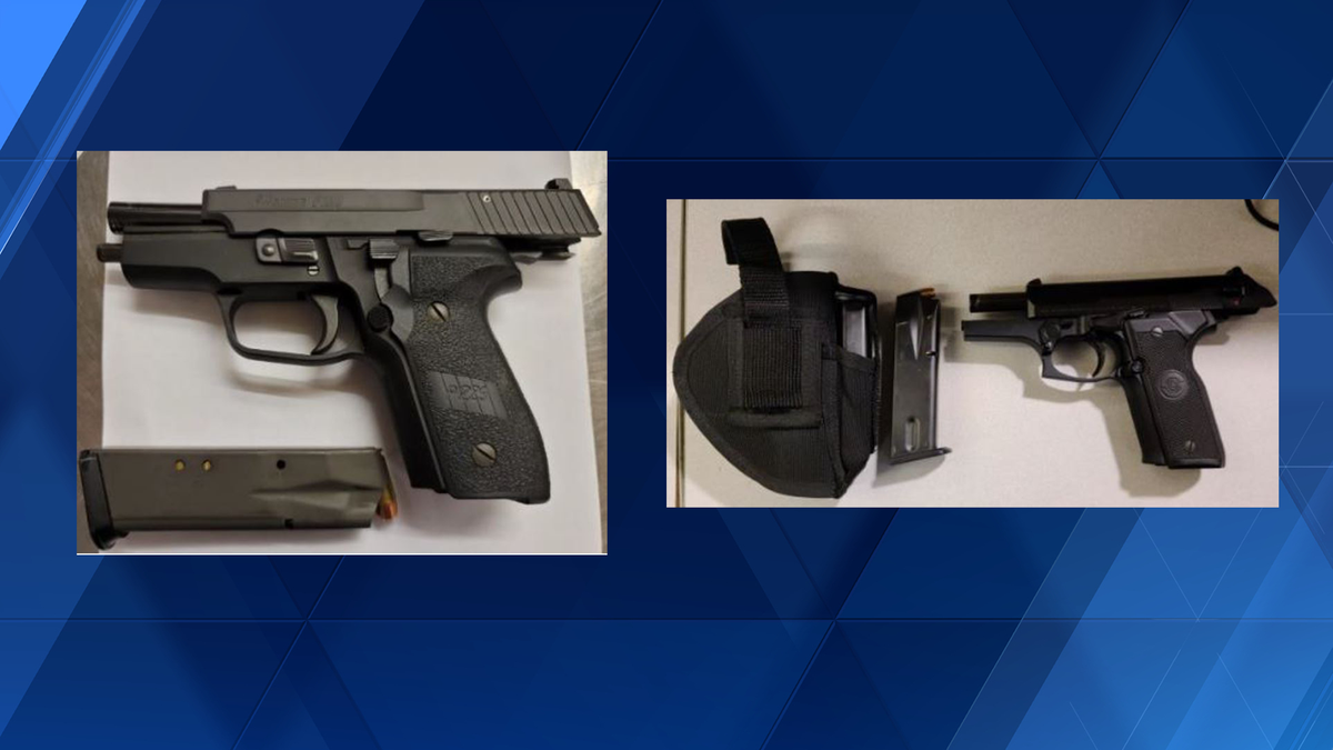 Guns found at Pittsburgh airport security checkpoint
