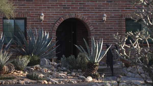 Nancy Guthrie's home in Tucson, Ariz., on Saturday, Feb. 7, 2026.