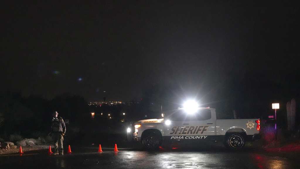 Law enforcement block road near Nancy Guthrie's home