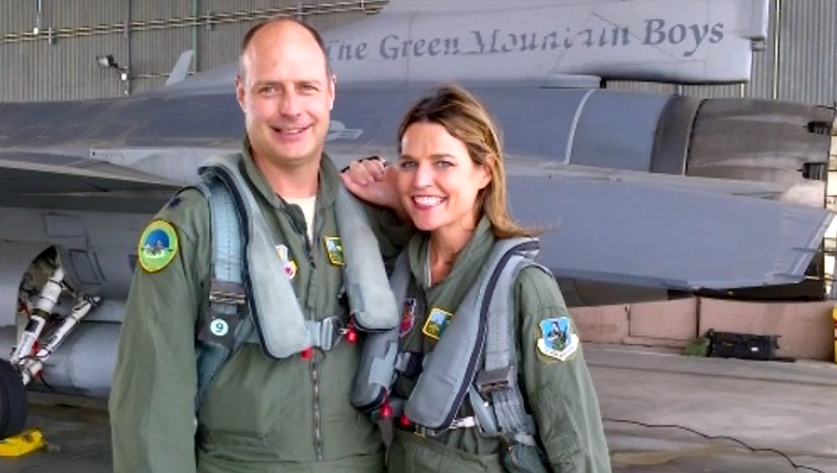 'Today' show host Savannah Guthrie visits fighter pilot brother in Vermont in 2012 clip