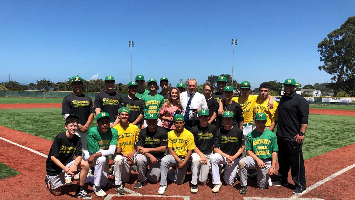 Monterey High School baseball coach wins Golden Whistle Award