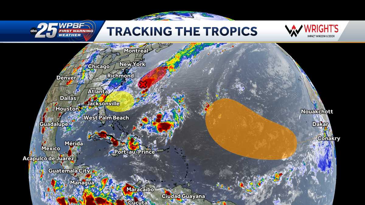 Three areas being monitored for tropical development