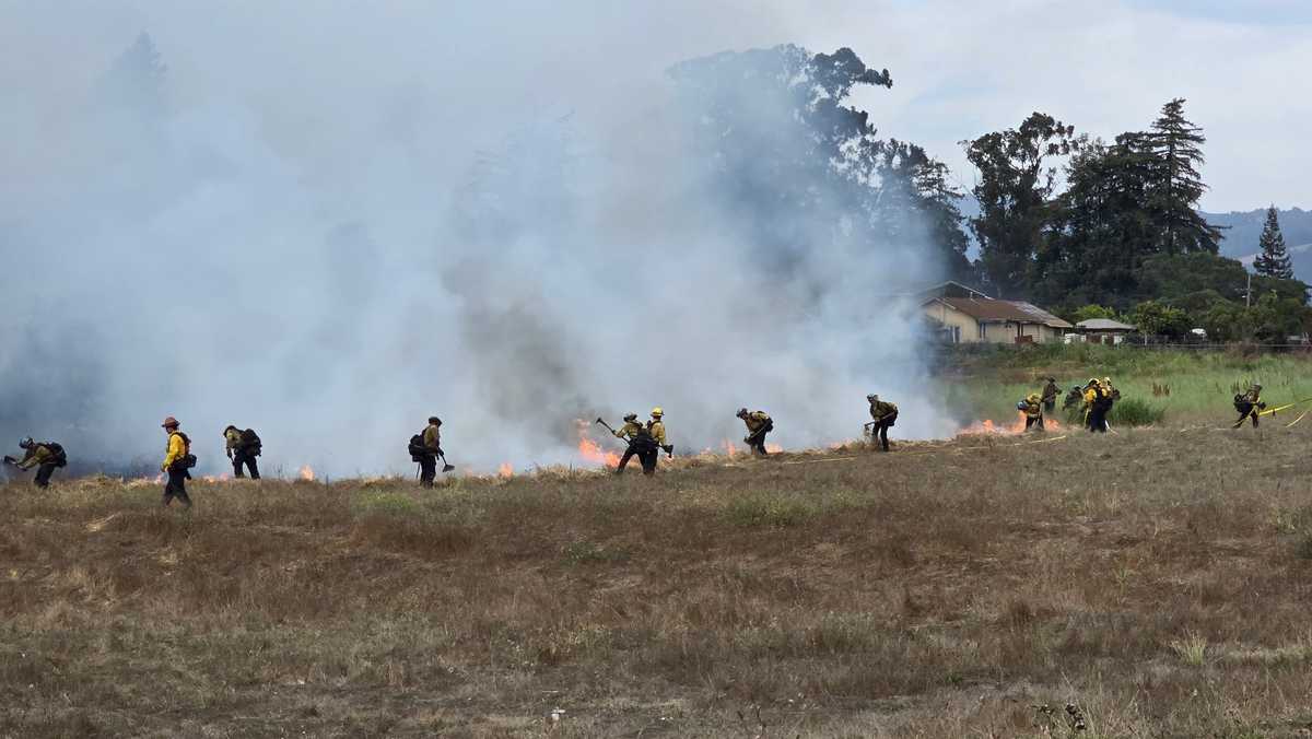 CAL FIRE working to contain 1-2 acre fire south of Corralitos; road closure