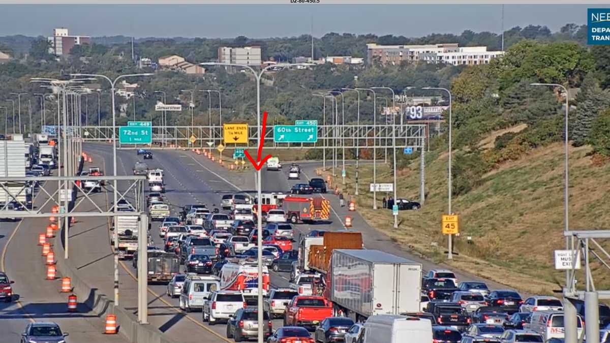 Omaha traffic: Multiple crashes on Interstate 80 cause delays