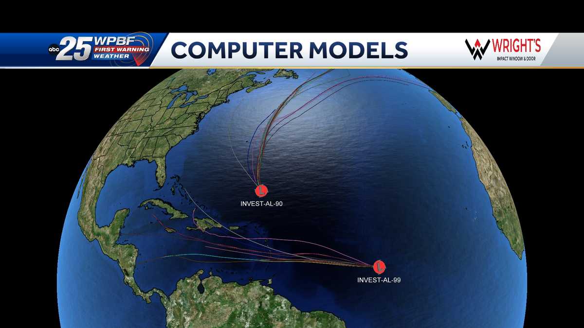 Two areas in tropical Atlantic being monitored by National Hurricane Center
