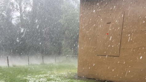 Gallery: Severe storms down tress and produce hail across South Florida