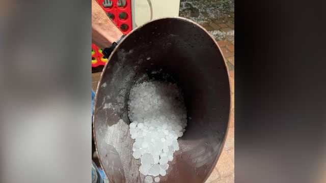 Hail storms: Florida viewers capture severe weather on camera
