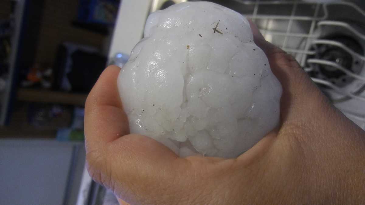 Viewer photos Summer hail storm