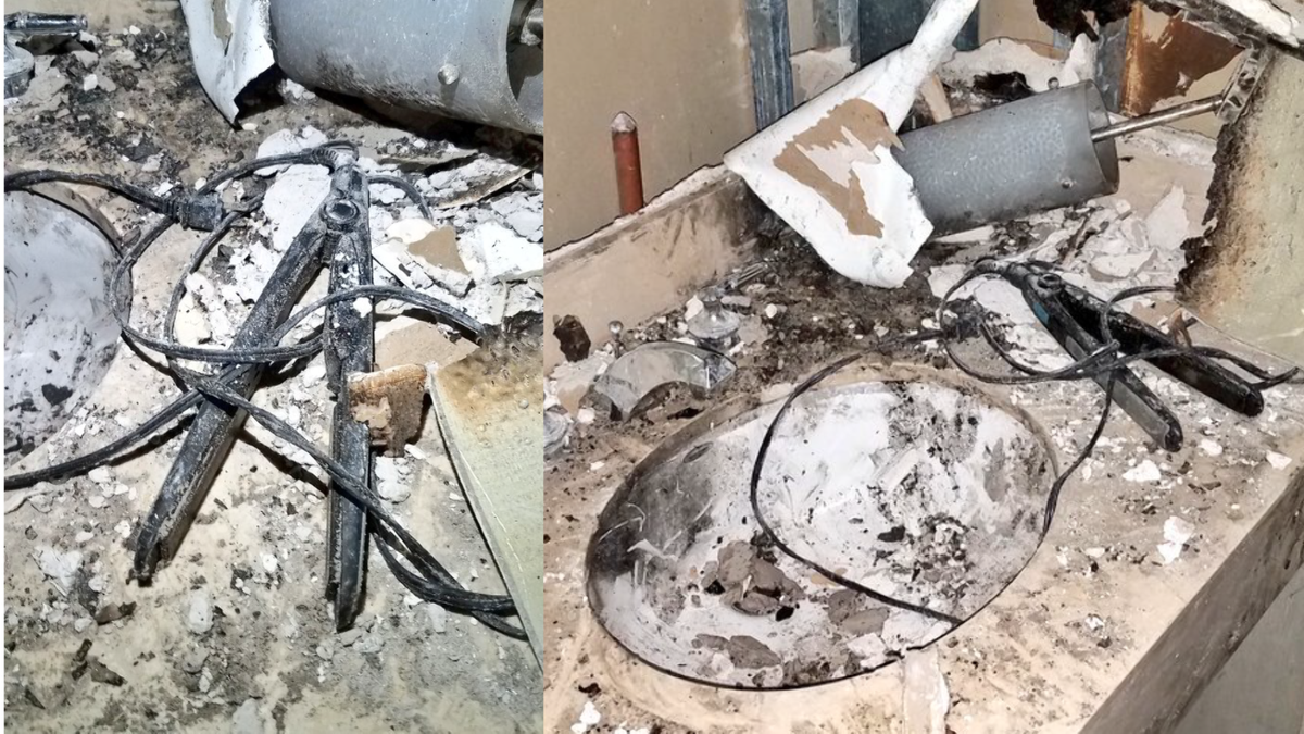 Hair straightener sparks fire at hotel near SeaWorld