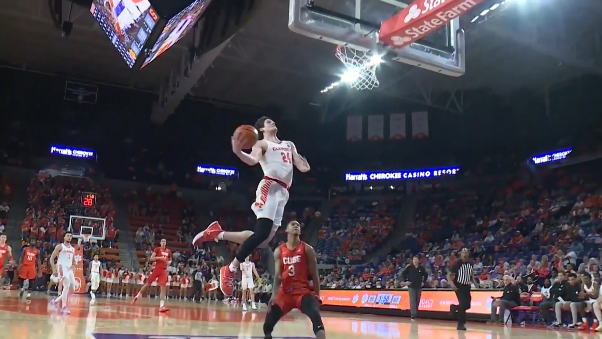 Clemson men's basketball player P.J. Hall returning for another season