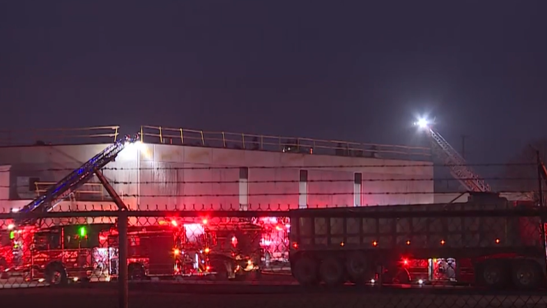 Crews respond to fire at wastewater treatment plant in Hamilton
