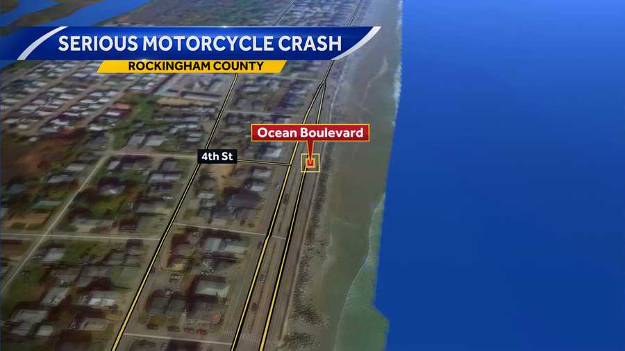Motorcyclist seriously injured in Hampton crash