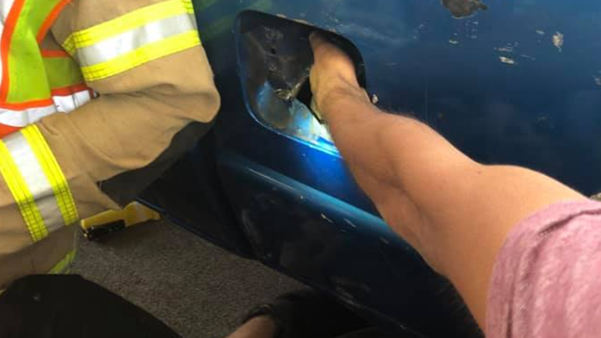 Springdale firefighters rescue man with finger stuck in gas tank