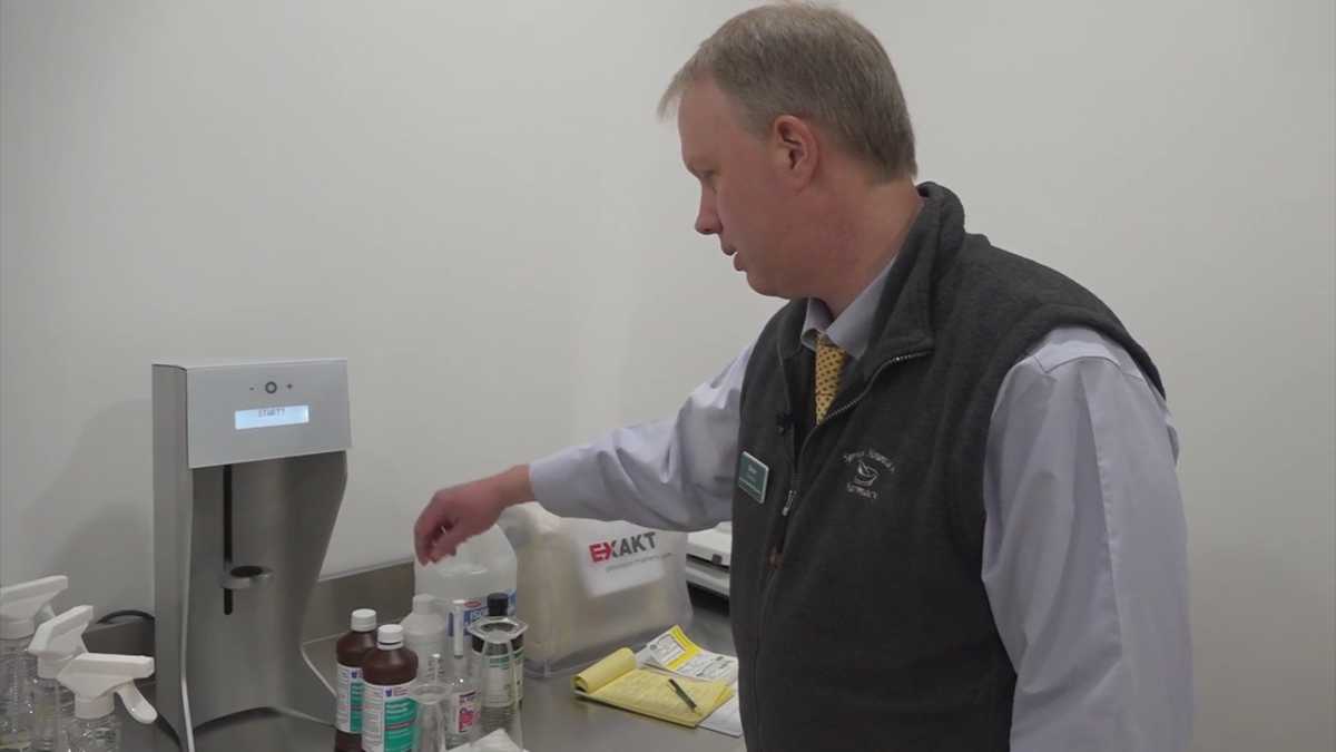 Maine pharmacy making hand sanitizer for customers to make up for shortage