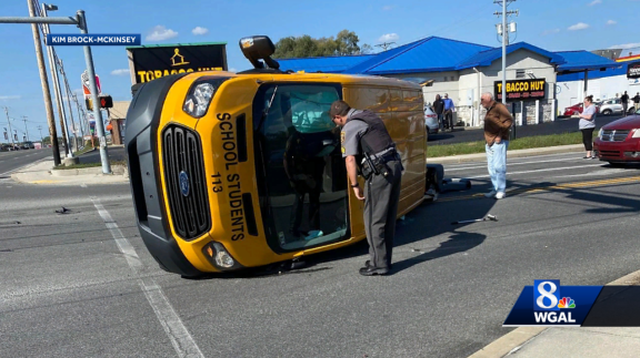 School van involved in York County crash; 4 taken to hospital