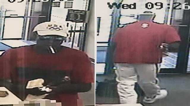 Man sought in Harford County bank robbery