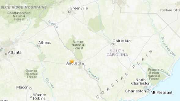 Georgia: Earthquake recorded near Augusta