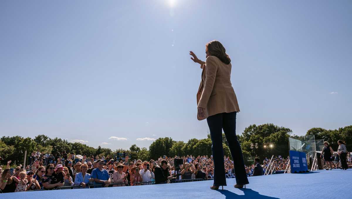 Kamala Harris visits NH brewery to tout her small business tax plan