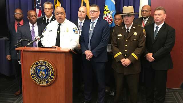 Commissioner Michael Harrison, state leaders announce arrests on Wednesday