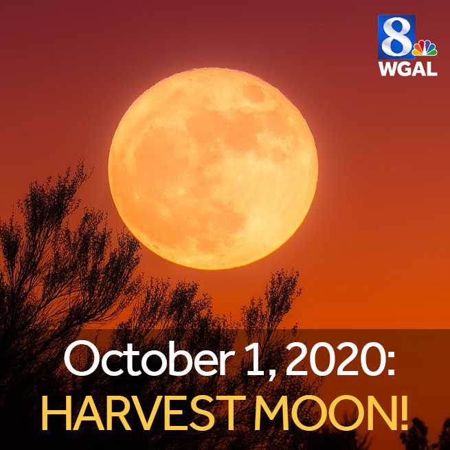 PA. WEATHER seasonable today; harvest moon rises tonight