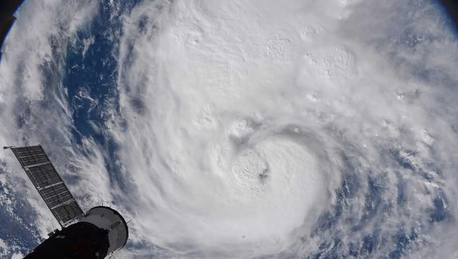 A view of Hurricane Harvey from the International Space Station (ISS).