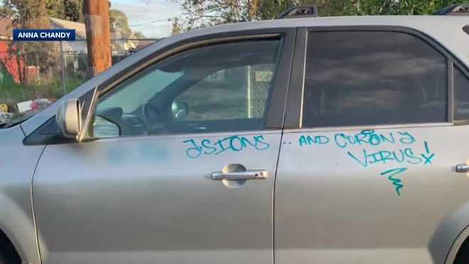 Hate crime vandalism in Fremont Hate crime vandalism in Fremont