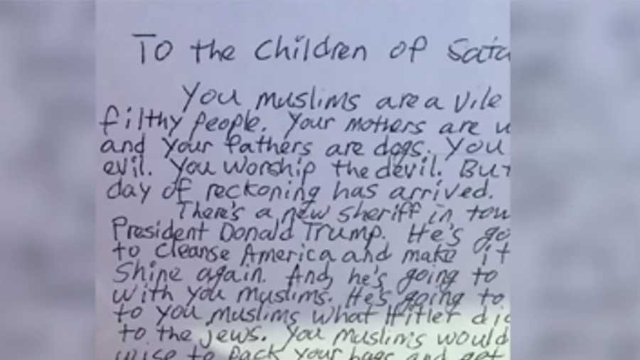 More Mosques Receive Hate Filled Letters From California 