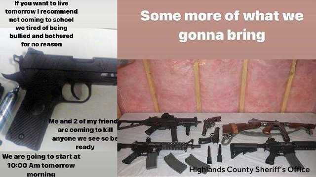 Sheriff Florida Girl 13 Threatened To Shoot Up Her Middle School