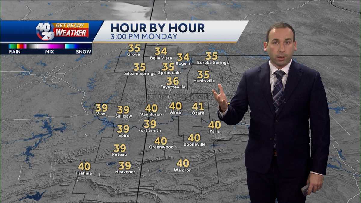 Chilly start to the work week