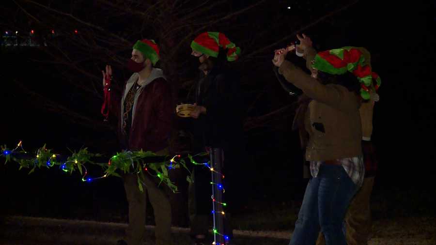 Siloam Springs "reverse" Christmas parade