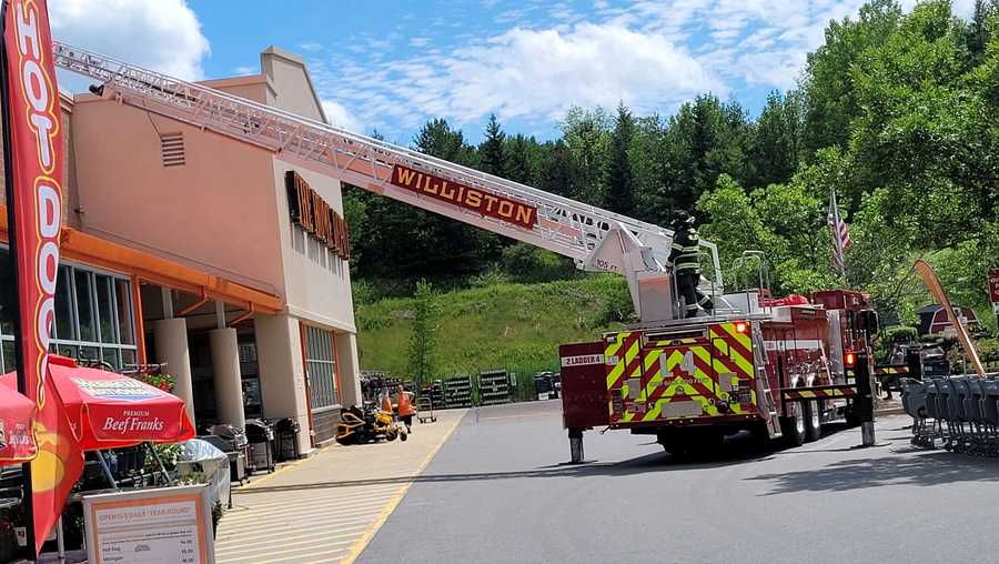 The Williston Fire Department responded to a fire in the receiving department on Thursday, June 30.