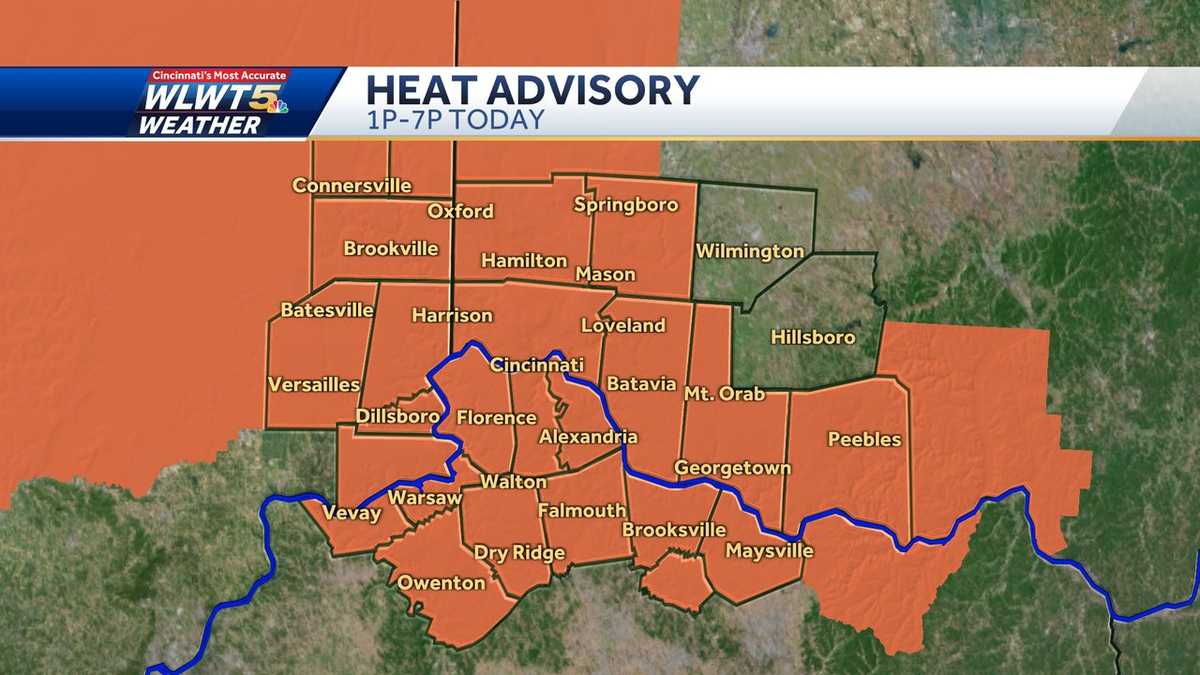 Heat advisory in effect: It's going to feel like 100 degrees on Tuesday