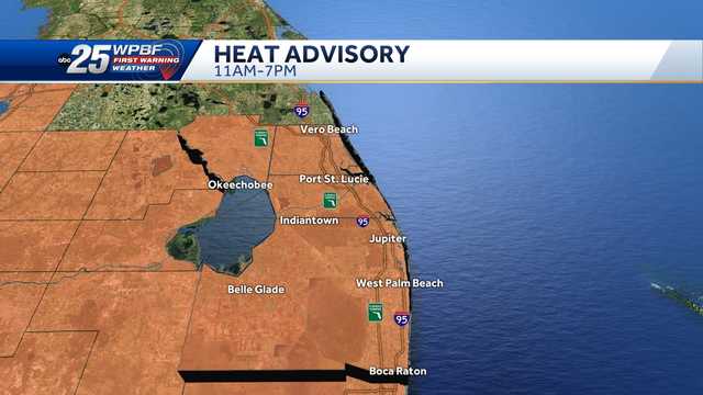 Heat advisory issued for South Florida counties - Vimarsana News