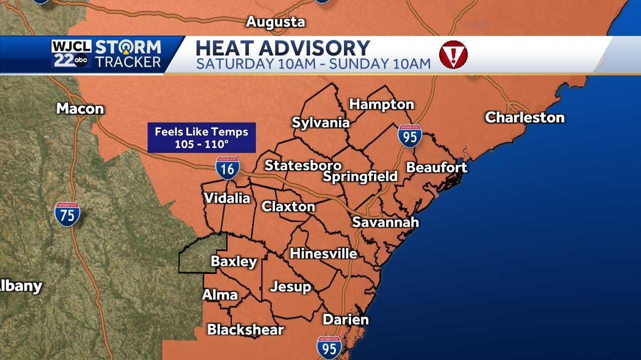 Savannah: Alert Days this weekend for high heat - WJCL