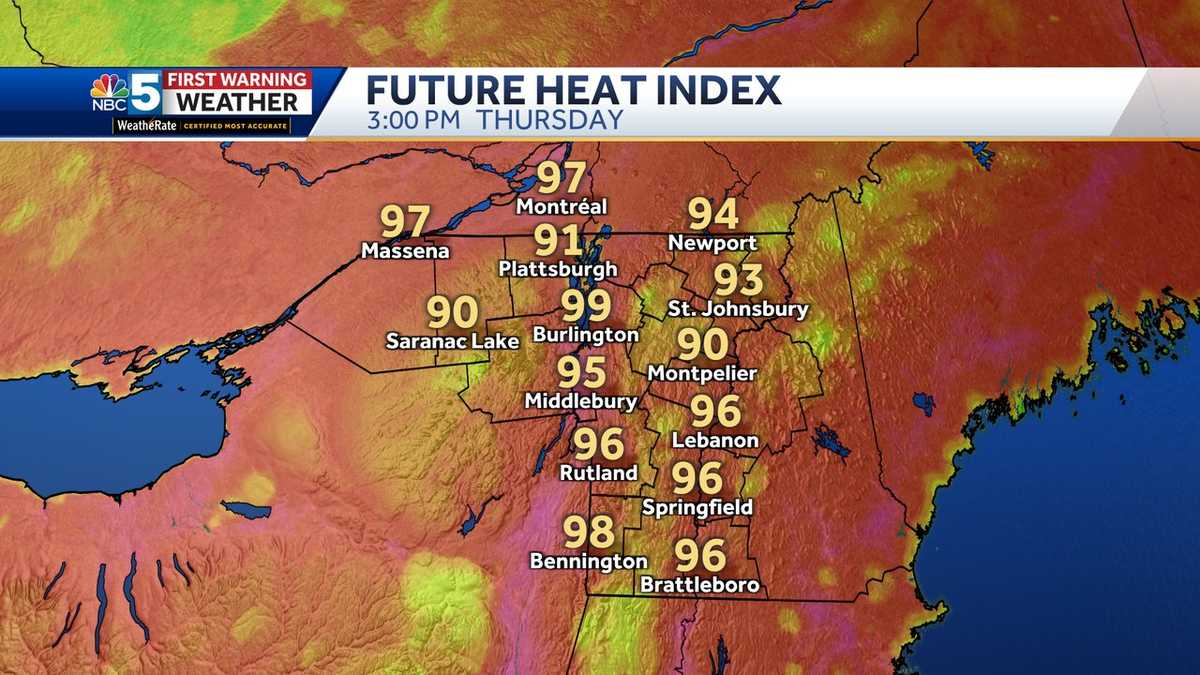 Heat advisory in effect through Thursday evening