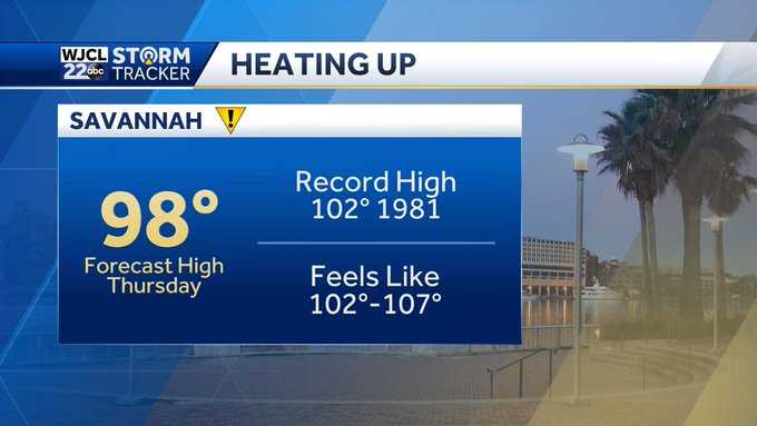 Hottest temperatures so far this year arrive Thursday