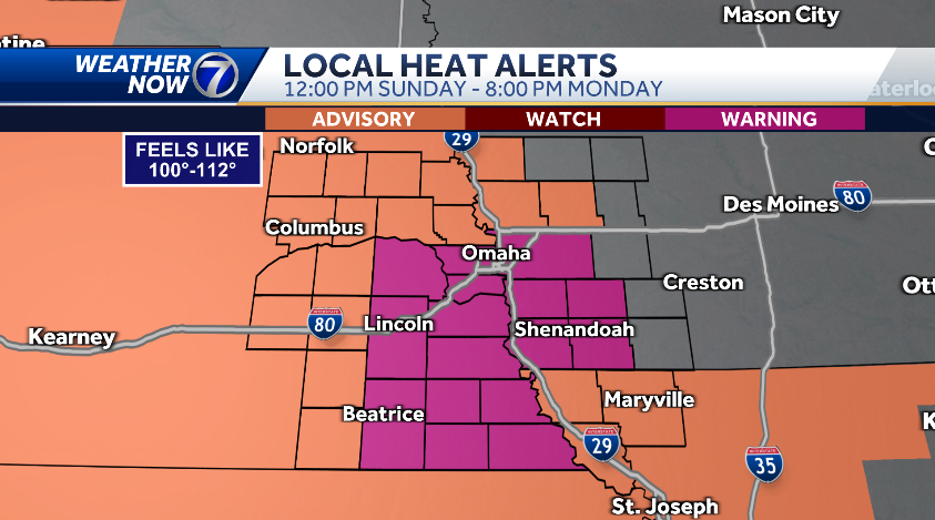 Omaha weather: Dangerous heat throughout the weekend - KETV