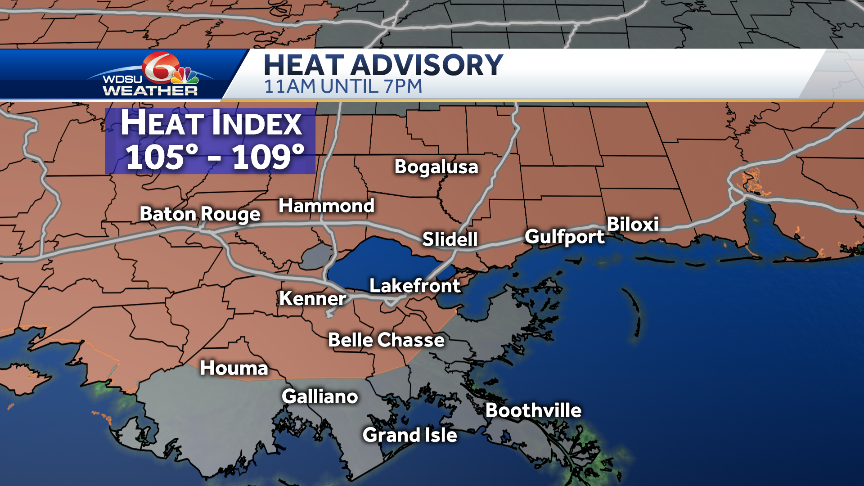 Heat Advisory In Effect Through Friday Evening