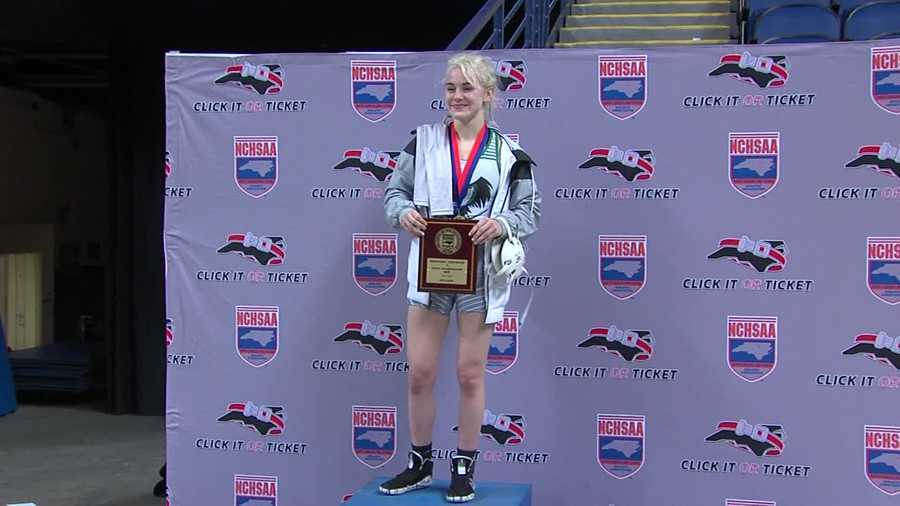 Heaven Fitch beat the boys to become the first female wrestler to win her state championship.