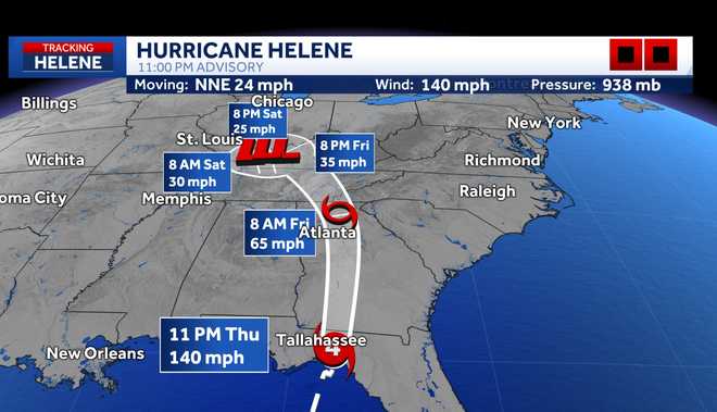 helene advisory
