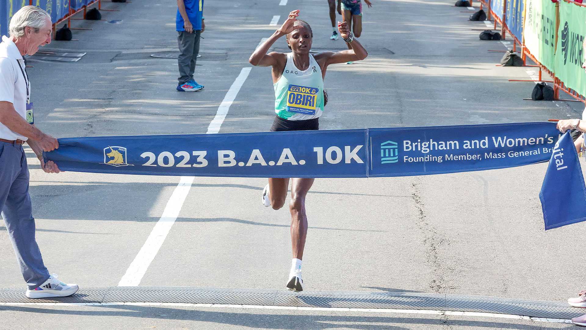 2023 Boston Marathon: Hellen Obiri and daughter Tania capture hearts with  finish line greeting