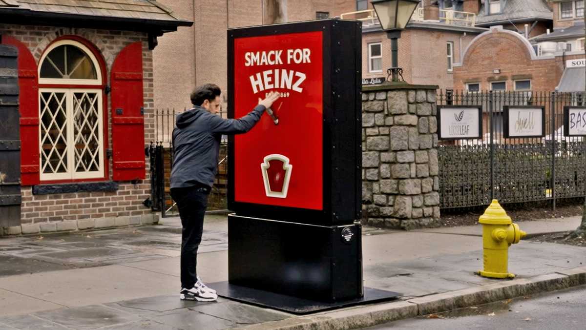 Smackable Heinz sets up 'smackable' ketchup stations in Chicago