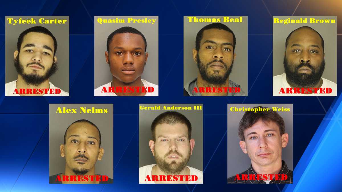 7 arrested in Carlisle heroin bust, police say