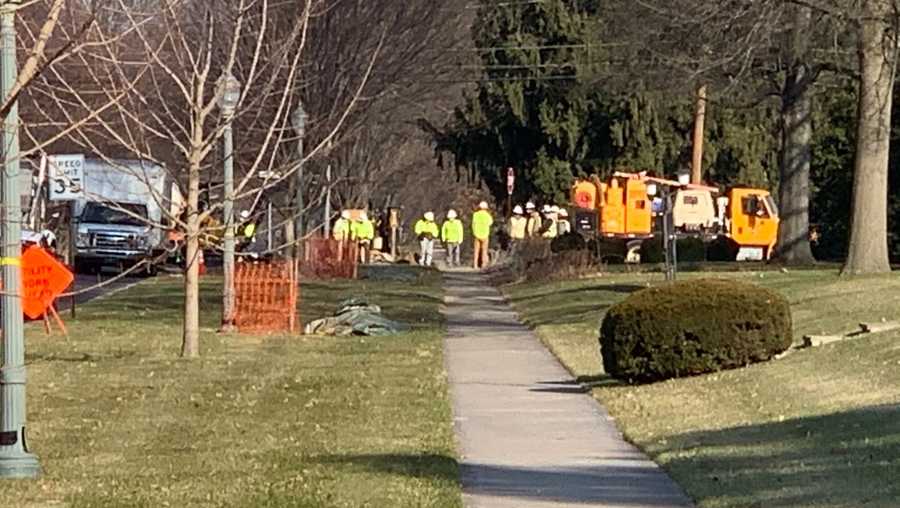 Crews are on the scene of a gas leak in Derry Township.