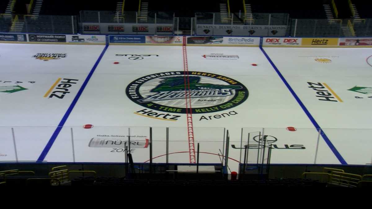 Everblades install new ice in preparation of 202425 season